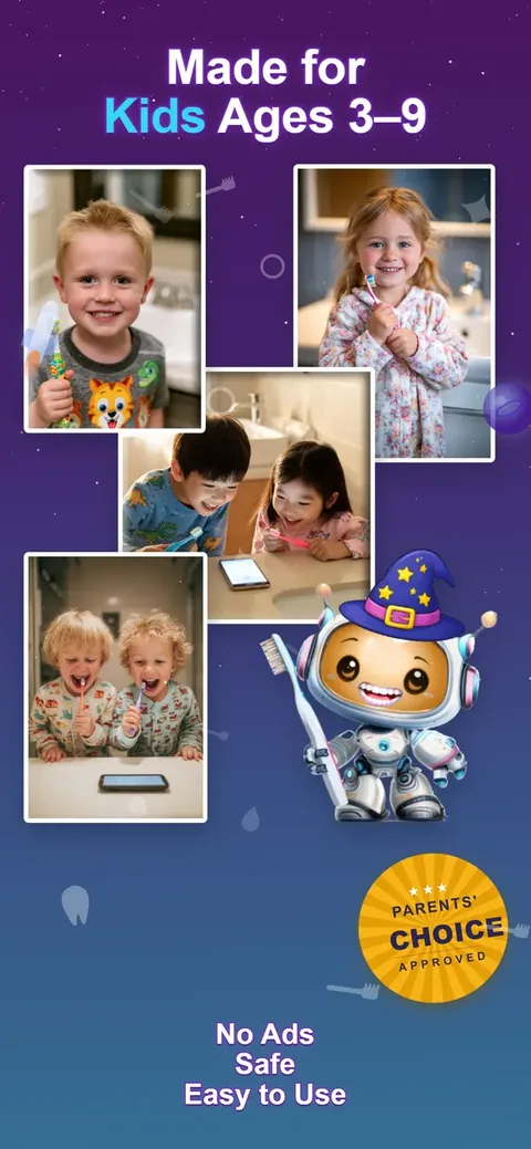 Made for Kids Ages 3–9 — No Ads Safe Easy to Use